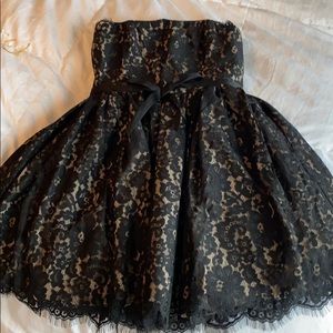 Lace Black Cocktail Dress